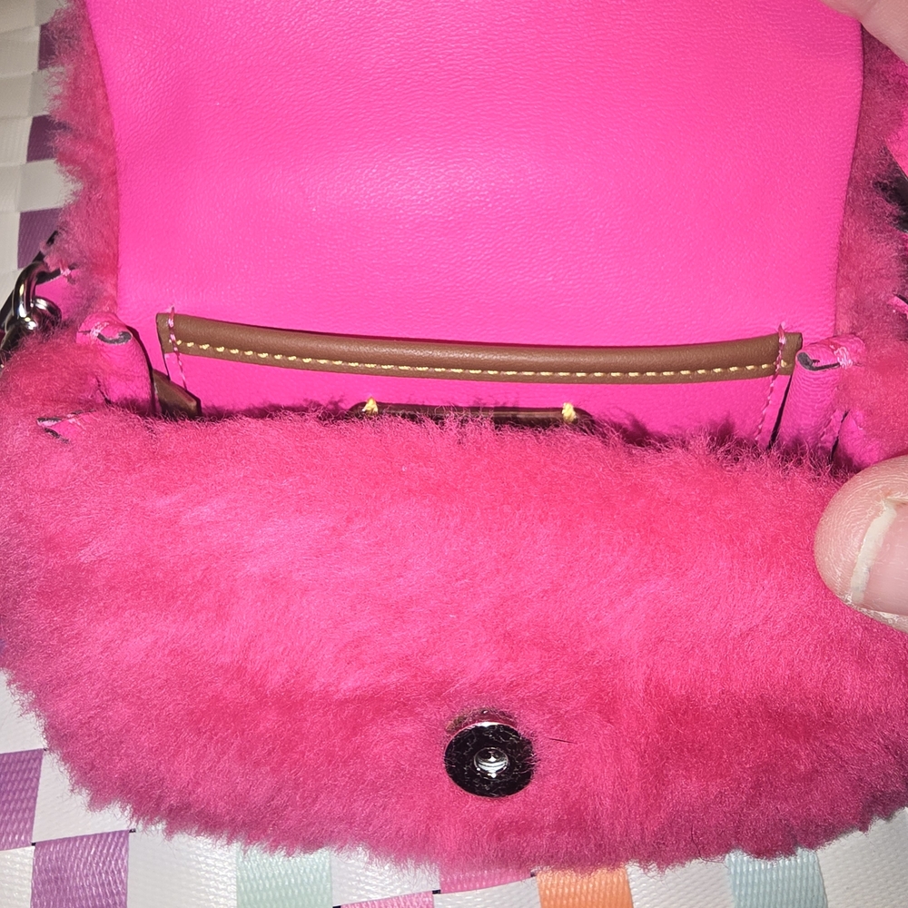 EUC Coach X Lil Nas Tabby 12 Shearling Fuschia Pink - Picture 10 of 15